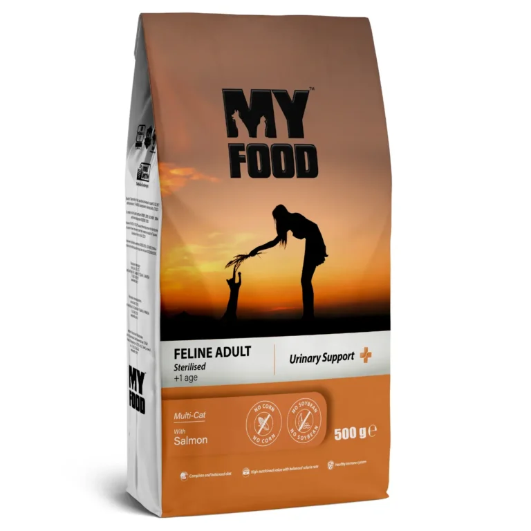 Сухий корм Myfood Adult Cat Sterilised з лососем для стерилізованих котів