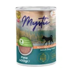 Вологий корм Mystic паштет з лососем для дорослих собак, 400 г