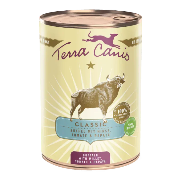 Вологий корм для собак Terra Canis Classic Menu Буйвол з пшоном, помідорами та папаєю, 400 г
