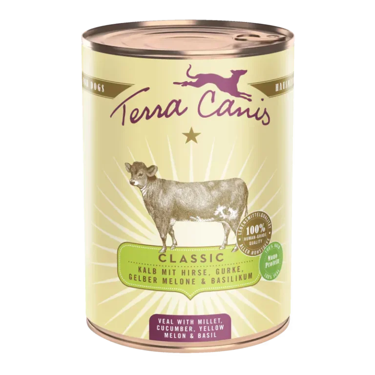 Вологий корм для собак Terra Canis Classic Menu Телятина з пшоном, огірком та медовою динею