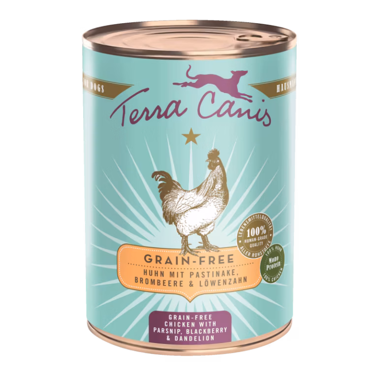 Вологий корм Terra Canis Grain-free з куркою для собак, 400 г