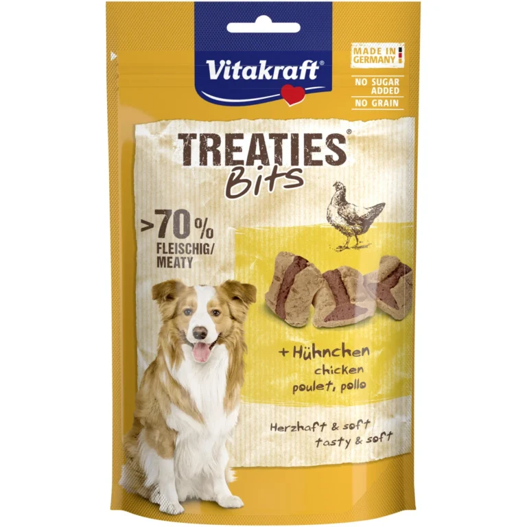 Ласощі для собак Vitakraft Treaties BITS М'які закуски з куркою, 120 г