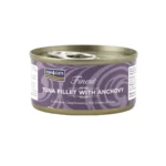 Вологий корм для котів Fish4Cats Finest філе тунця з анчоусами та рисом, 70 г