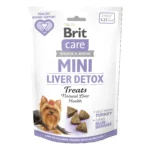 Ласощі Brit Care Mini Treats Liver Detox з індичкою і чорницею для малих собак, 50 г