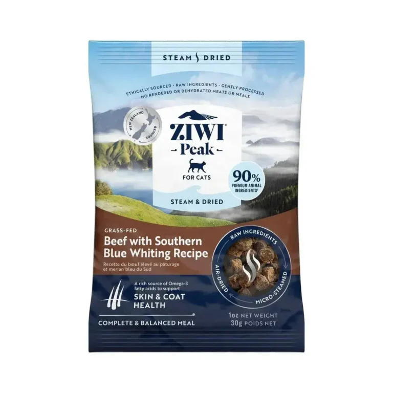 Сухий корм Ziwi Peak Steam Dried з яловичиною і путасу для котів
