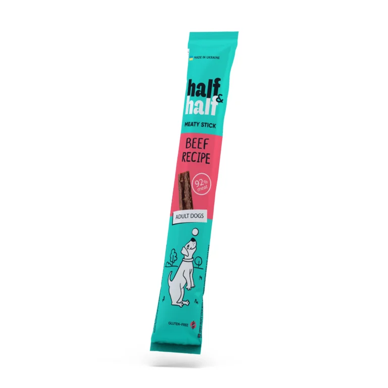 Ласощі Half&Half м'ясна паличка з яловичиною для собак, 12 г