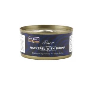 Вологий корм Fish4Cats Finest зі скумбрією і креветками для котів, 70 г