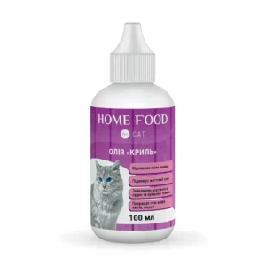 Фітомін Home Food олія Криль для відновлення після линяння для котів