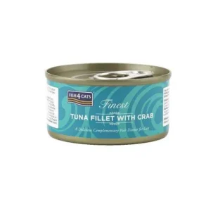 Вологий корм Fish4Cats Finest з тунцем і крабом для котів, 70 г
