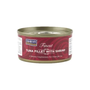Вологий корм Fish4Cats Finest з тунцем і креветками для котів, 70 г