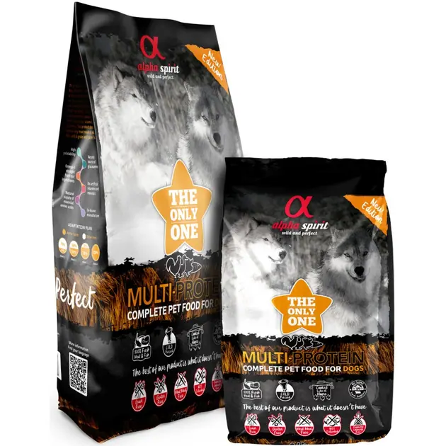 Сухий корм для собак всіх порід та стадій життя ALPHA SPIRIT The Only One Multiprotein мультипротеїновий