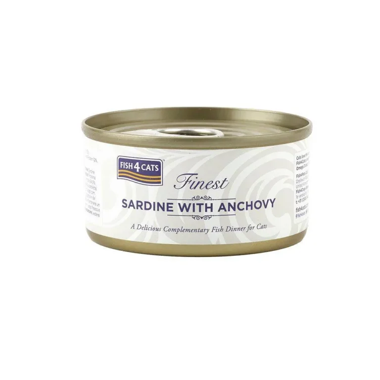 Вологий корм для котів Fish4Cats Finest сардина з анчоусом, 70 г
