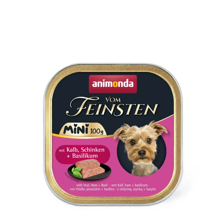 Вологий корм для собак малих порід Animonda Vom Feinsten Adult Mini з телятиною і шинкою, 100 г