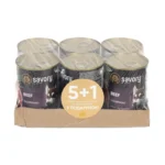 Вологий корм Savory Dog Gourmand паштет з яловичиною для собак, 400 г