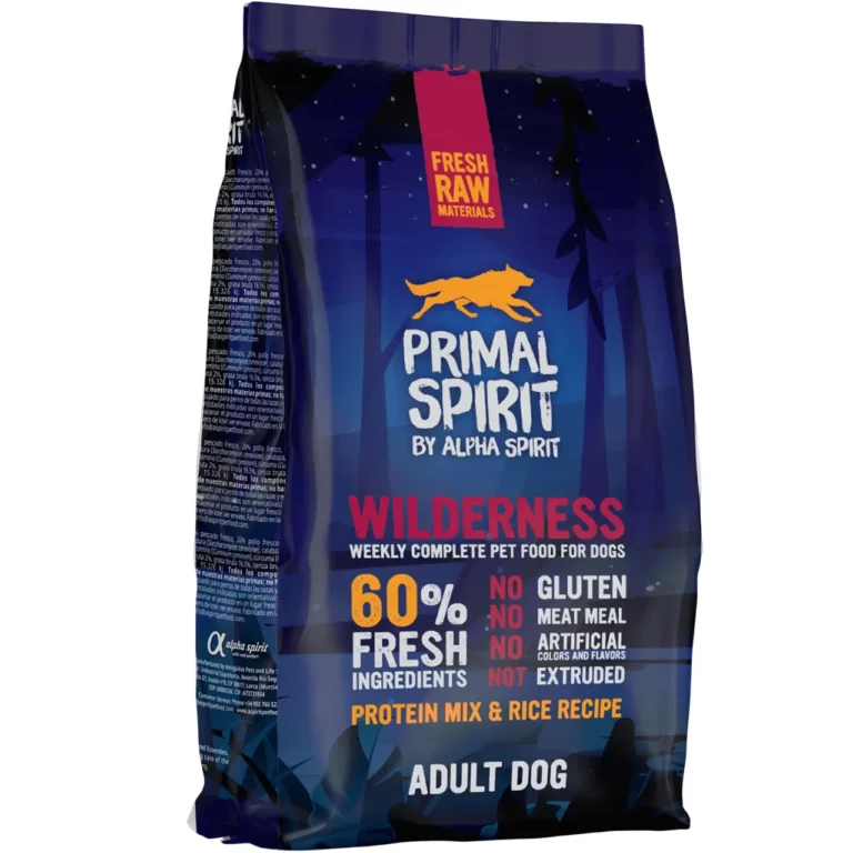 Сухий корм для дорослих собак Primal Spirit Wilderness зі свіжою свининою, куркою і рибою