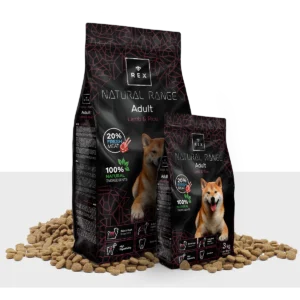 Сухий корм Rex Natural Range Adult Lamb & Rice для дорослих собак з ягням і рисом