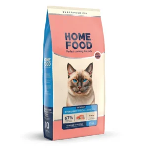 Сухий корм для стерилізованих дорослих котів HOME FOOD Hypoallergenic For sterilised морський коктейль