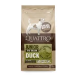Сухий корм Quattro Junior Duck Small Breed з качкою для цуценят малих порід