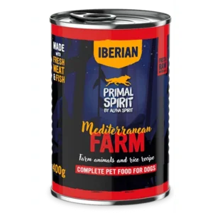 Вологий корм Primal Spirit Mediterranean Farm з куркою і свининою для собак, 400 г