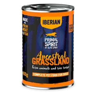 Вологий корм для собак Primal Spirit Ancestral Grassland з іберійською свининою, 400 г