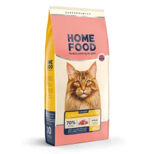 Сухий корм HOME FOOD з телятиною та лососем для суглобів стерилізованих котів