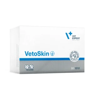 Вітаміни VetExpert VetoSkin для шкіри та шерсті для собак та котів, 60 капс