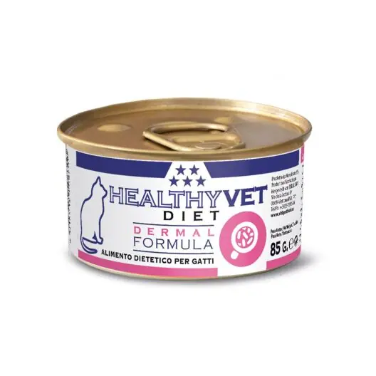 Вологий корм KIPPY Healthyvet Diet Dermal Formula для дорослих котів, 85 г