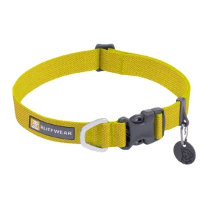 Полегшений нашийник Ruffwear Hi & Light Lichen Green жовтий для собак