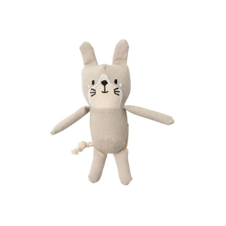 М'яка іграшка FuzzYard котик жовтий для котів, 12 см