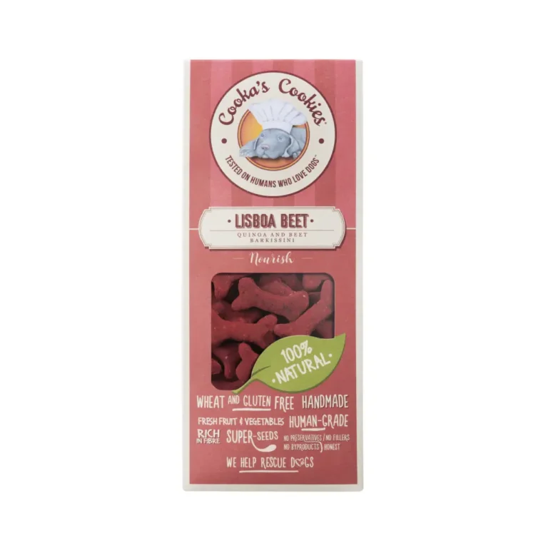 Ласощі Cooka's Cookies Barkissini з буряком для собак, 100 г