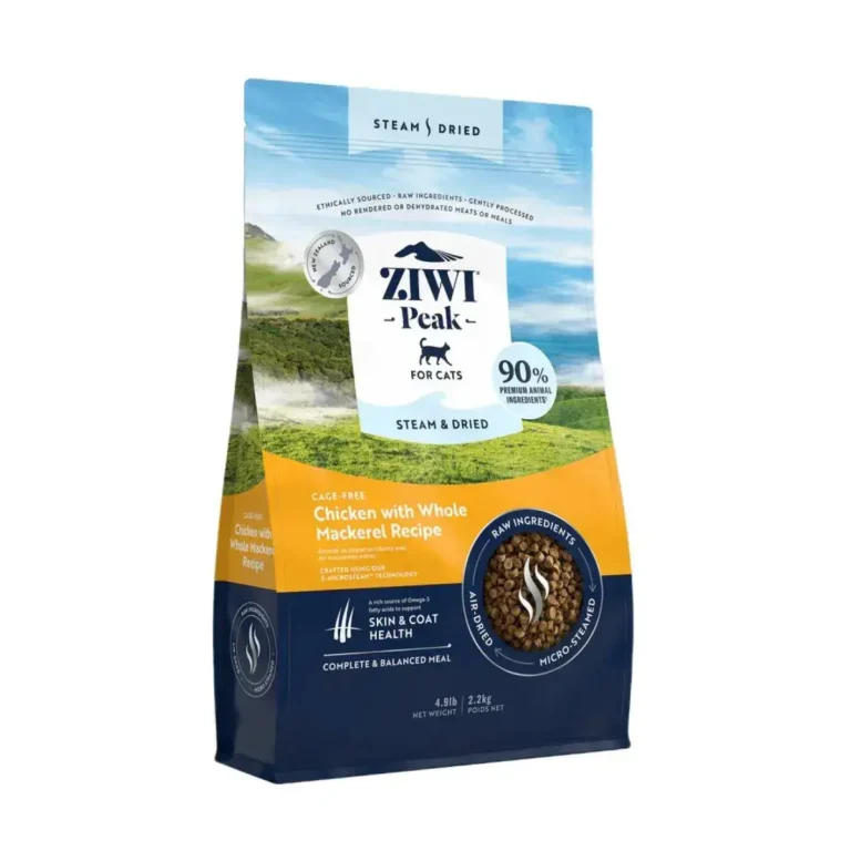 Повнораціонний сухий корм для котів Ziwi Peak Steam Dried Курка зі скумбрією