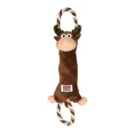 Іграшка Kong Tugger Knots Moose лось з канатом для собак