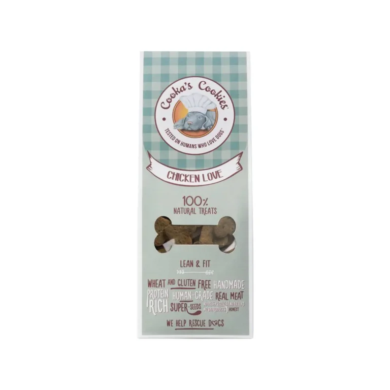 Печиво натуральне Cooka's Cookies з куркою та овочами для собак, 100 г