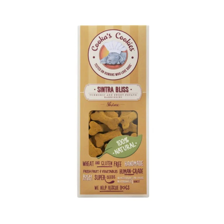 Ласощі Cooka's Cookies Barkissini з куркумою для собак, 100 г