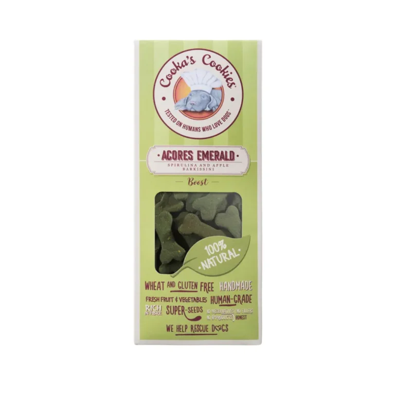 Ласощі Cooka's Cookies Barkissini з яблуками для собак, 100 г