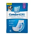 Одноразові підгузки для кобелів OUT! Comfort‑Dri XS/S, 12 шт