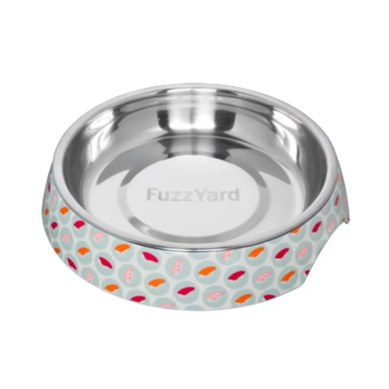 Миска для котів FuzzYard Sushi Delight біла, 420 мл