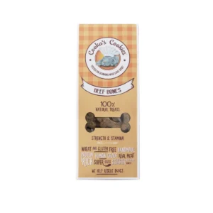 Печиво натуральне Cooka's Cookies з яловичиною та овочами для собак, 100 г