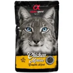 Вологий корм для дорослих котів Alpha Spirit Chicken Mousse Cat з куркою, 85 г