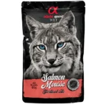 Вологий корм для стерилізованих котів Alpha Spirit Salmon Mousse Sterilised Cat з лососем, 85 г
