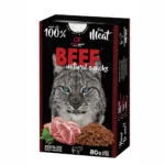 Напіввологі ласощі Alpha Spirit Cat Beef Natural Snacks з яловичиною для котів, 80 г