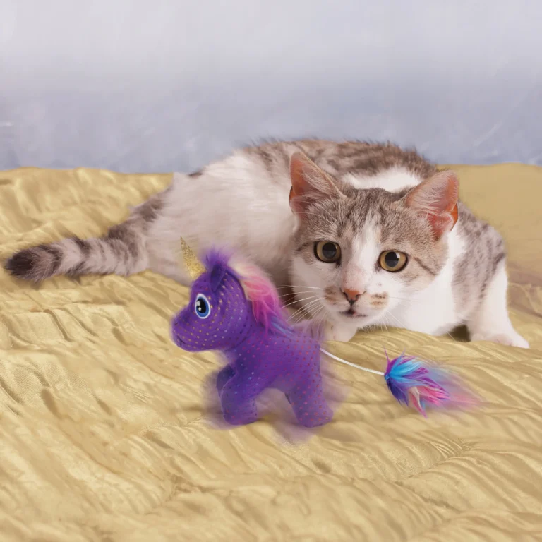 Іграшка Kong Enchanted Buzzy Unicorn єдиноріг що вібрує для котів