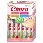 Ласощі INABA Churu з морепродуктами для котів, 20 шт по 14 г