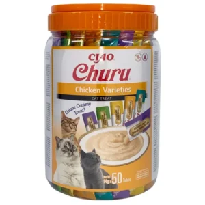 Ласощі INABA Churu з куркою для котів, 50 шт по 14 г