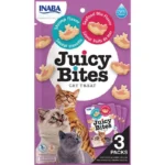 Ласощі INABA Juicy Bites з креветками і морепродуктами для котів, 3 шт