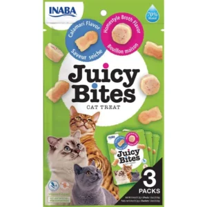 Ласощі INABA Juicy Bites з креветками і морепродуктами для котів, 3 шт