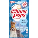 Ласощі для котів Inaba "Churu Pops" вершкове желе з тунцем, 4 шт по 15 г