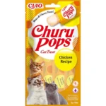 Ласощі INABA Churu Pops з куркою для котів, 4 шт по 15 г