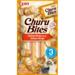 Ласощі для котів Inaba "Churu Bites" подушечки з куркою, 3 шт по 10 г