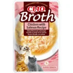 Ласощі INABA CIAO Broth з куркою і лососем для котів, 40 г